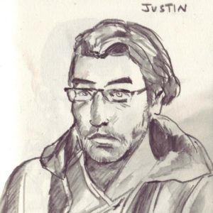 Sketch of Justin Terlecki by Tim Jennen