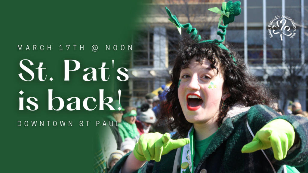 Saint Patrick’s Day parade returns;  2022 route to end in Lowertown